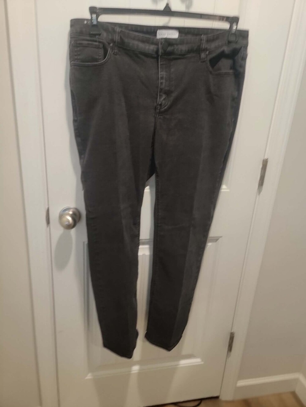 Lane Bryant Plus Sz18 Black Flex Magic Waistband Signature Fit MidRise Straight
